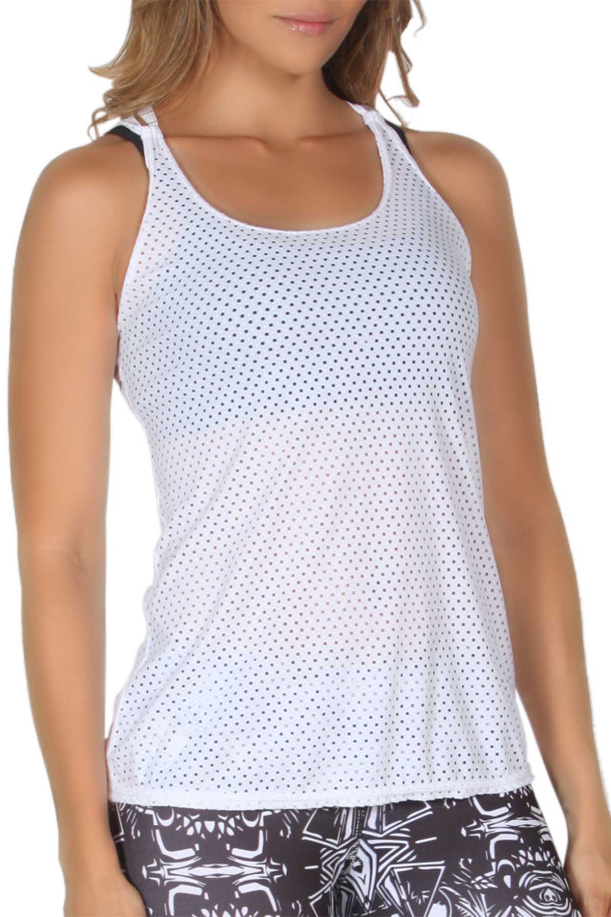 365me White Sport Tank