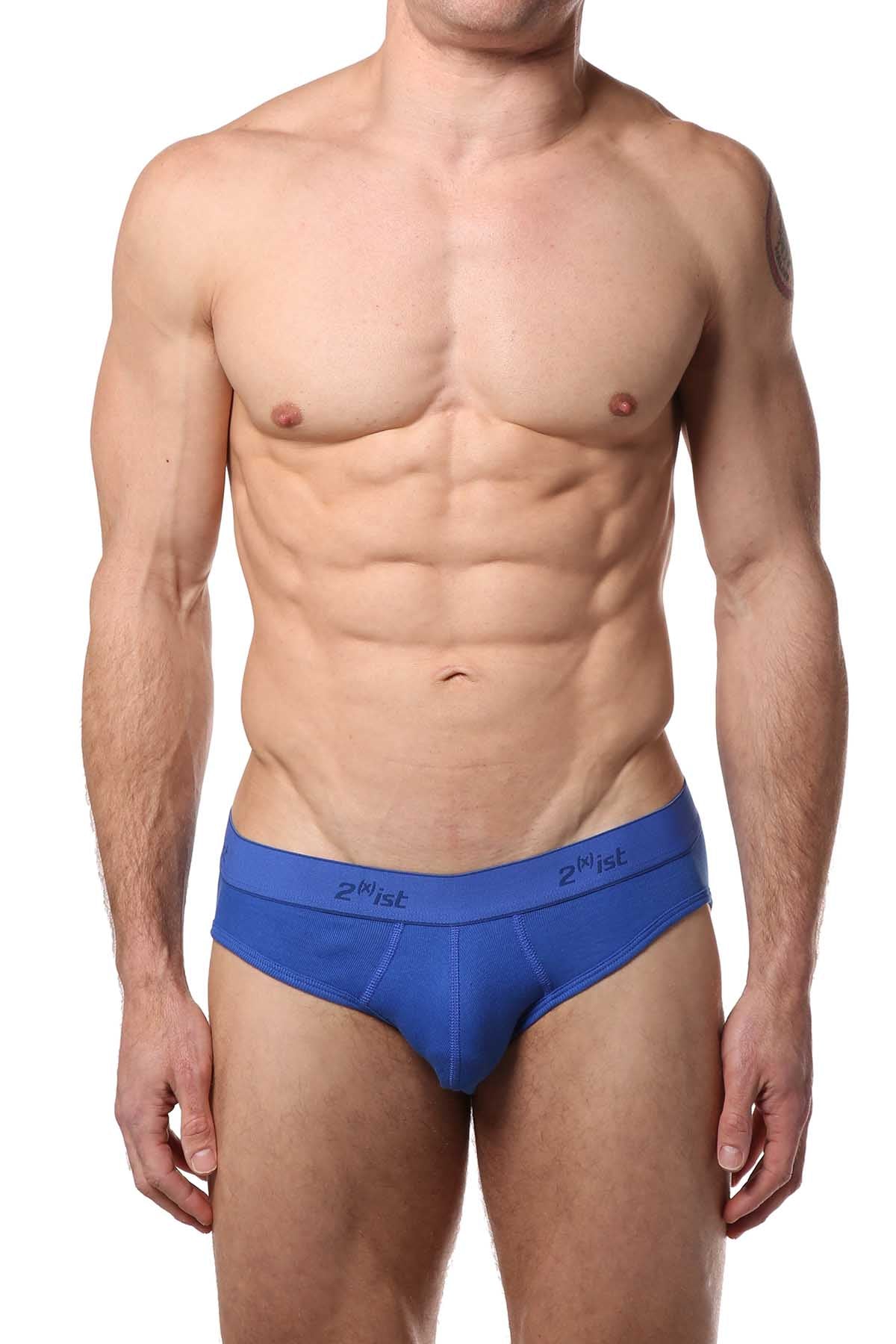 2(X)IST Blue/Green/L.Blue Essential No-Show Brief - 3 PACK