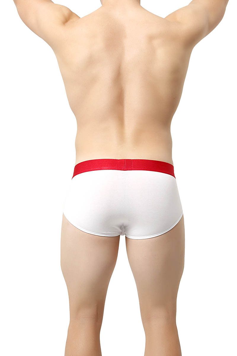 2(X)IST Love White Contour Brief