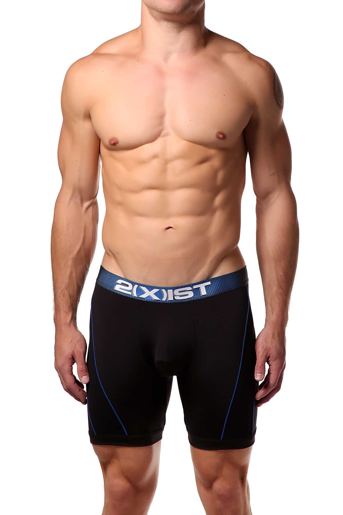 2(X)IST Solid Black Speed 2.0 Boxer Brief