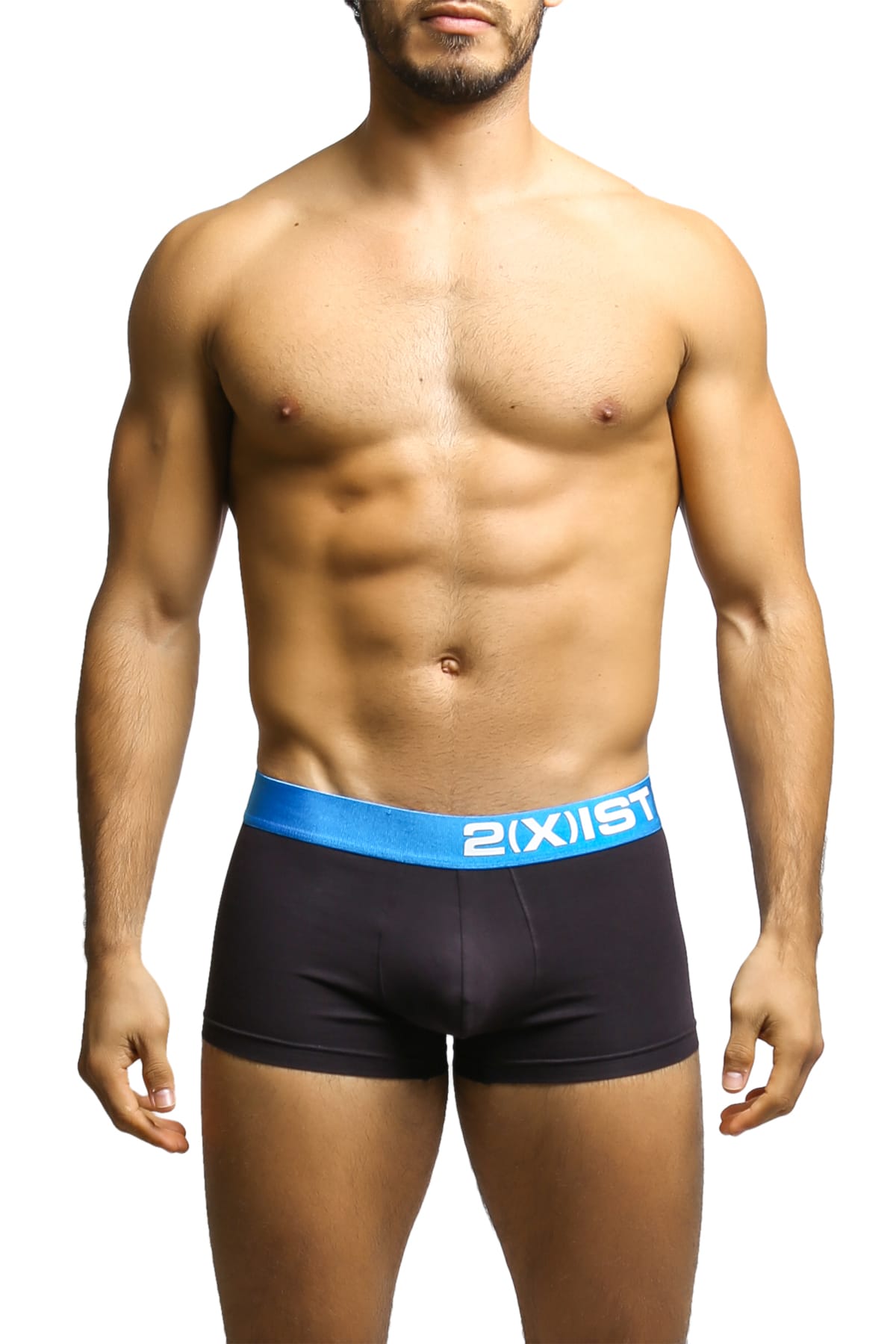 2(X)IST Black & Blue Electric Cotton Stretch Trunk