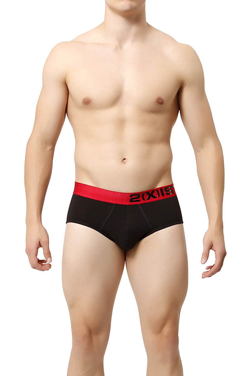 2(X)IST Love Black Contour Brief