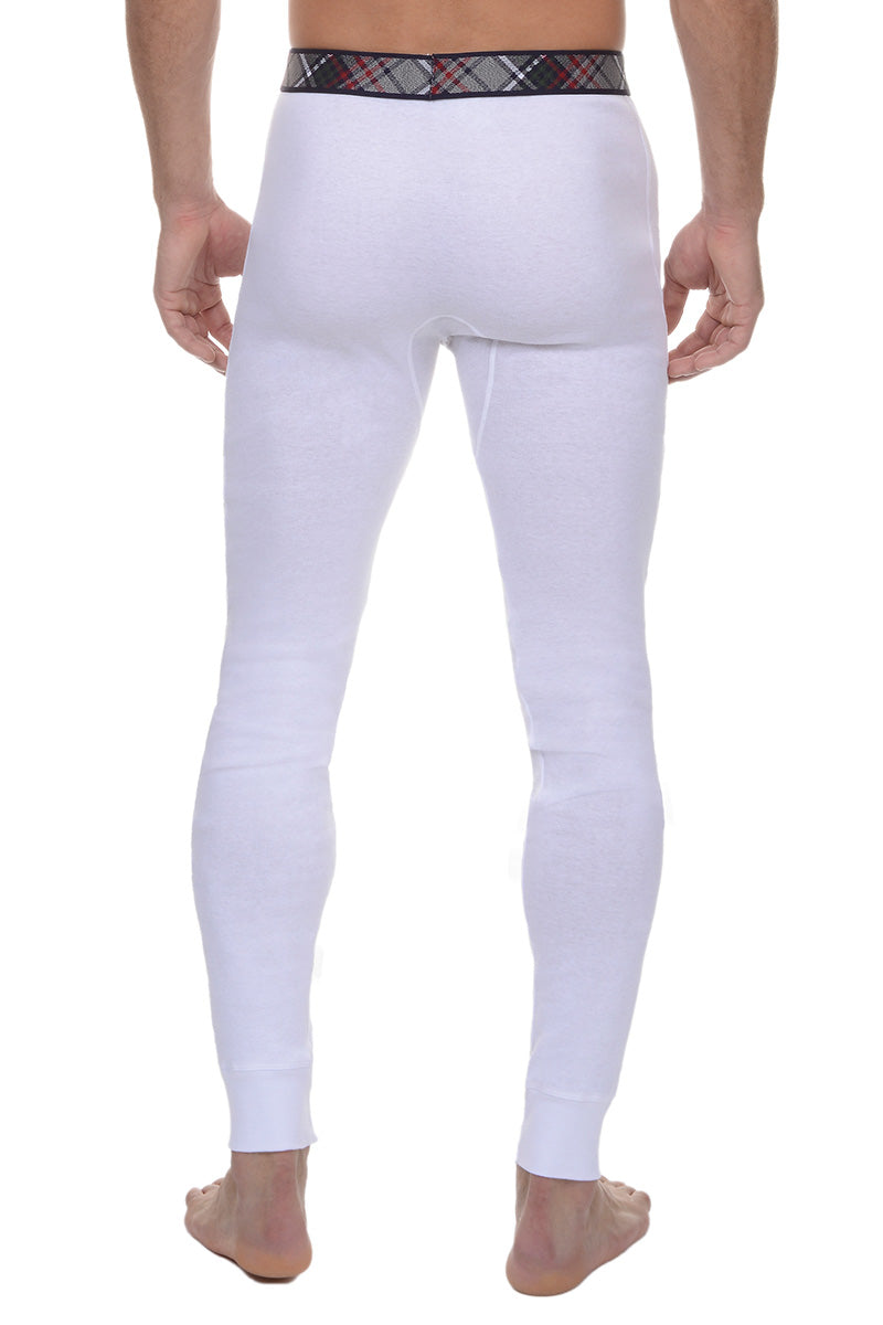 2(X)IST White Tartan Long Underwear