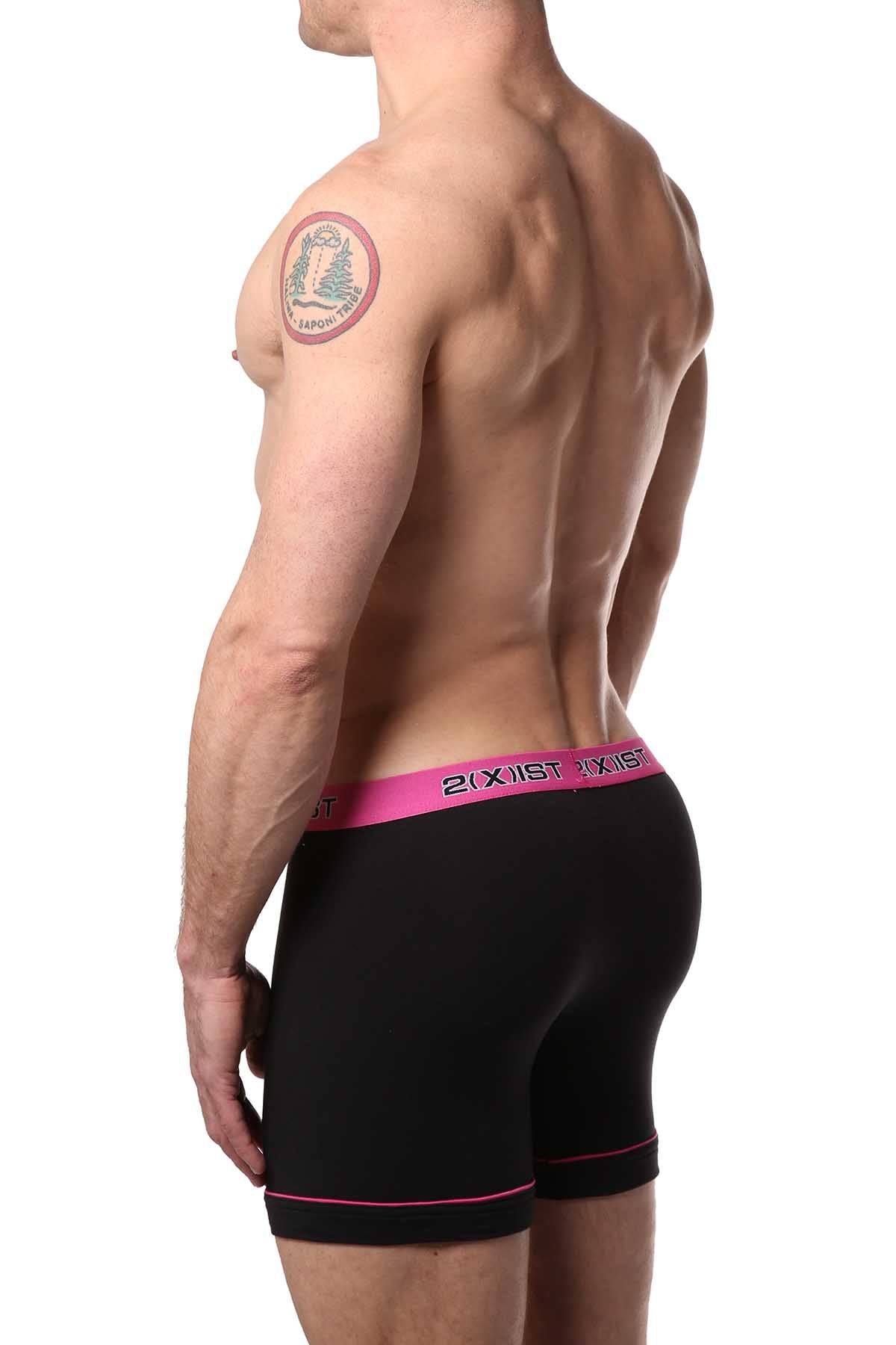 2(X)IST Black & Pink Performance Boxer Brief