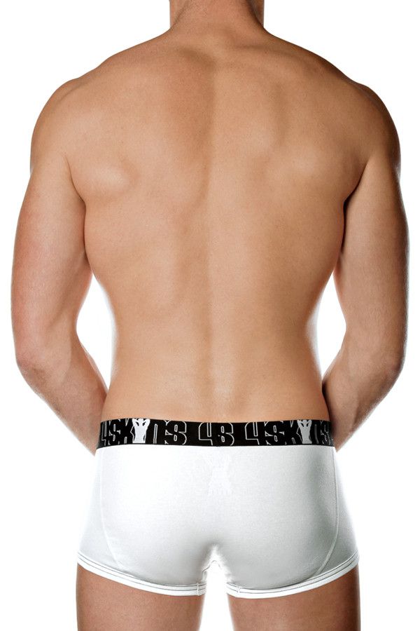 4Skins White Modern Boxer Trunk