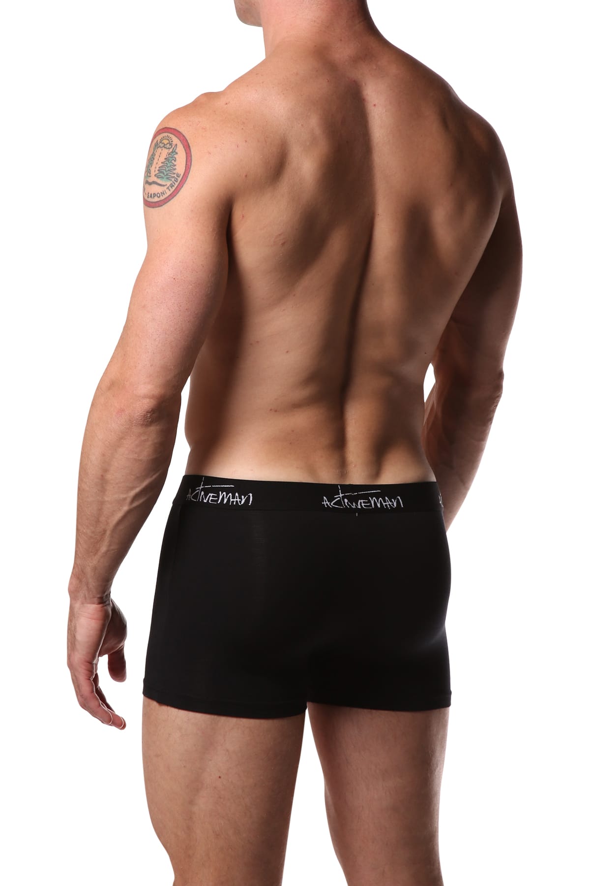 Activeman Black Modal Boxer Brief