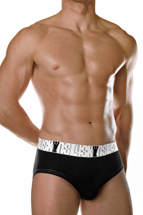 4Skins Black Modern Classic Brief