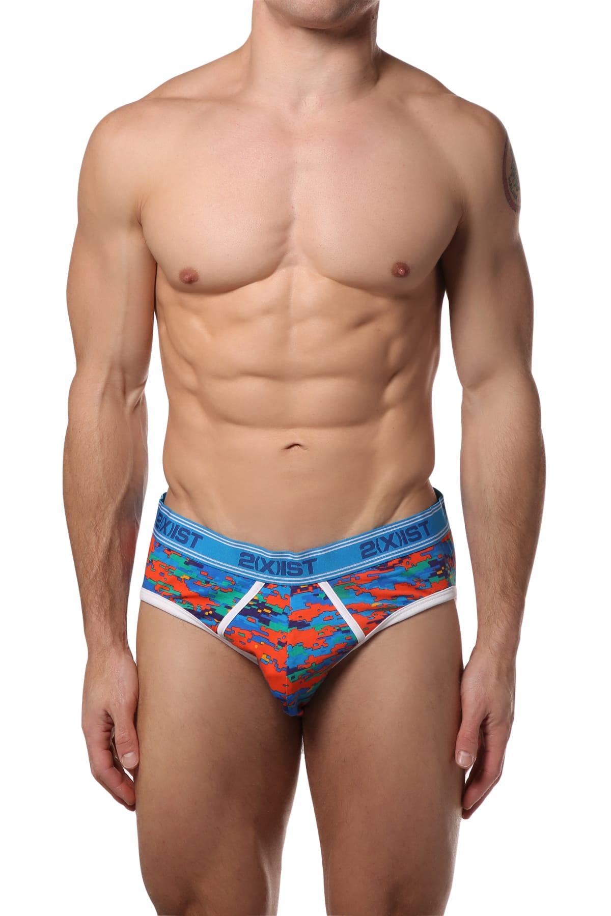 2(X)IST Orangeade Camo No-Show Brief