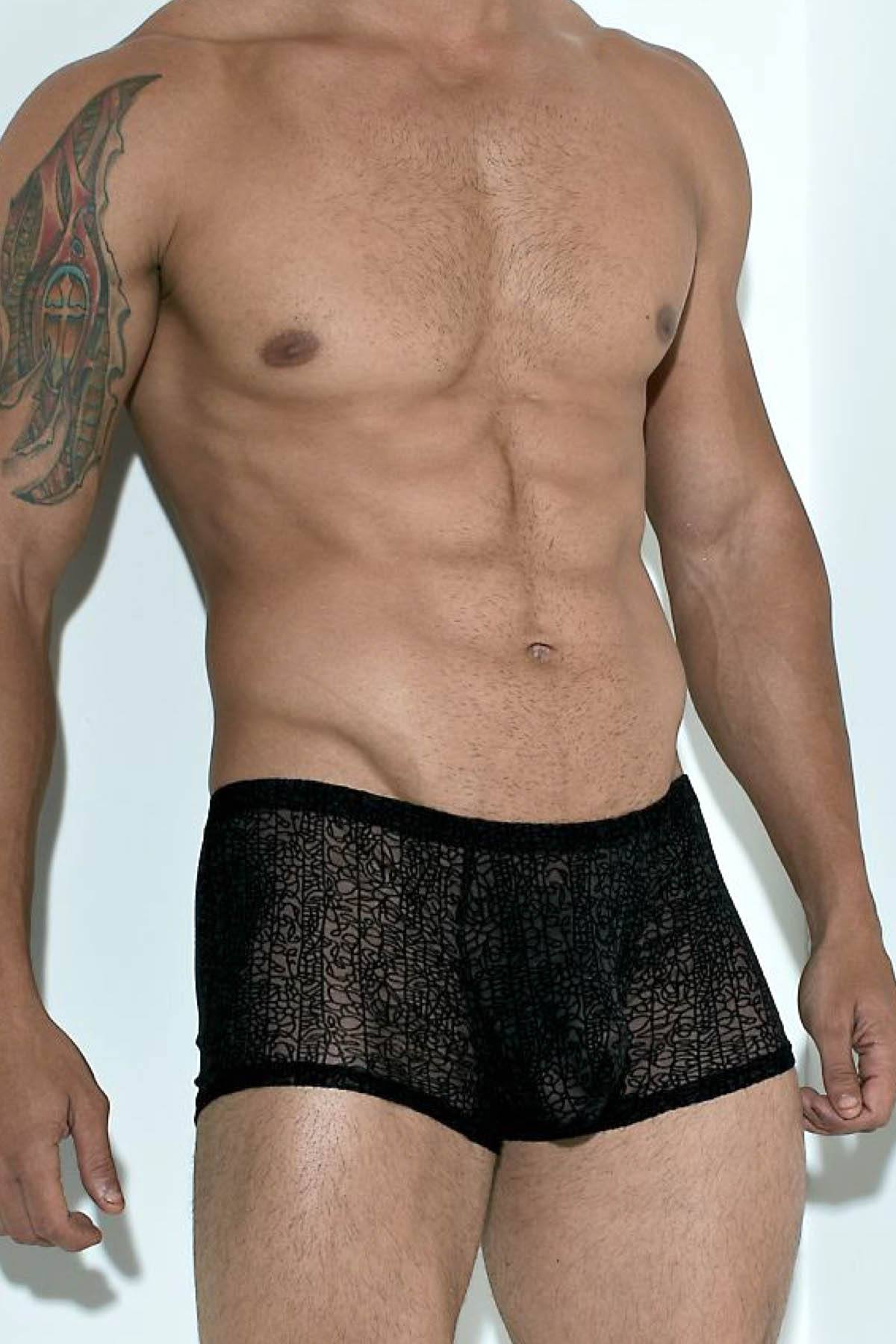 Andres Velasco Black Sheer Marrakesh Trunk