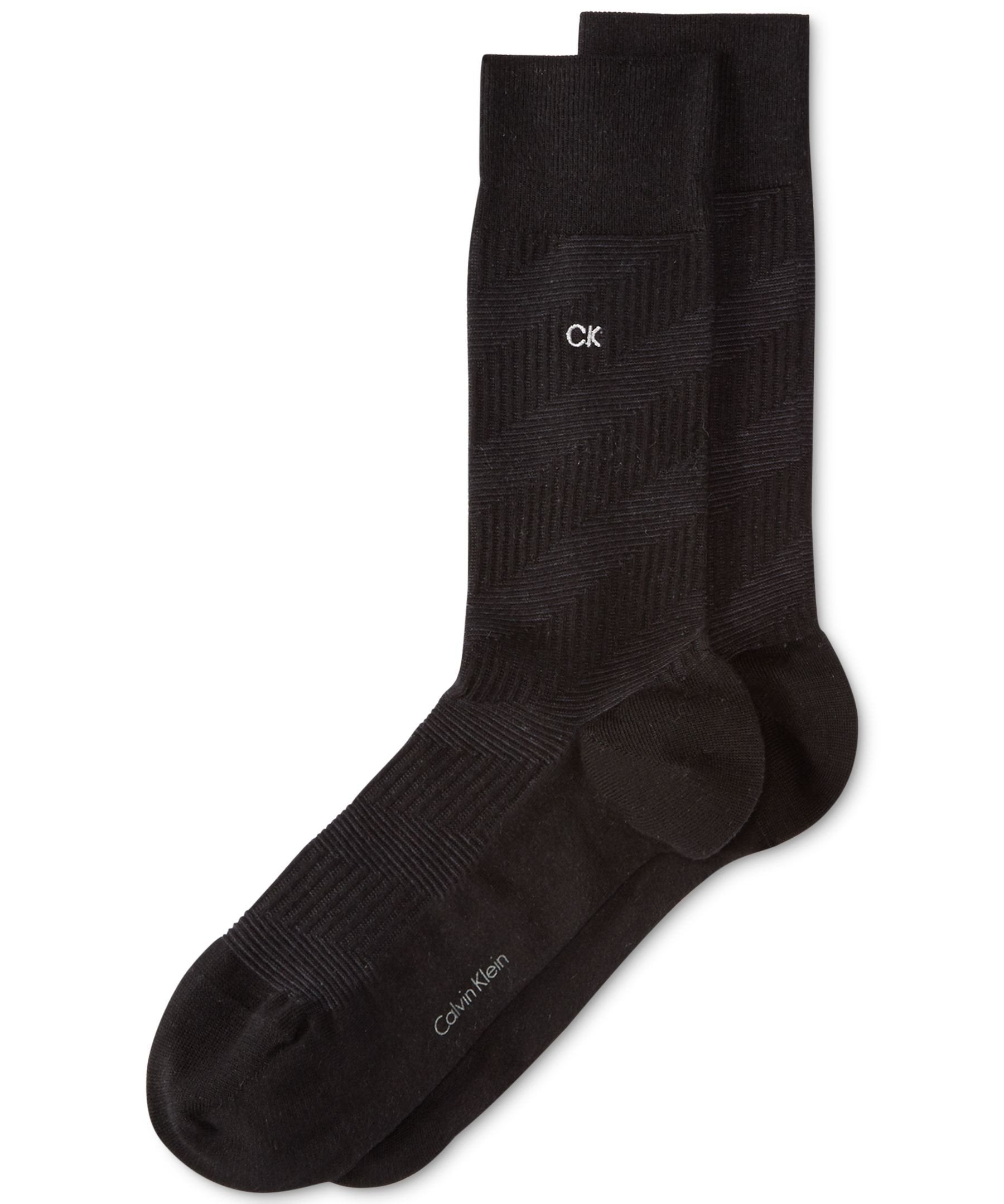 Calvin Klein Diagonal Textured Crew Sock