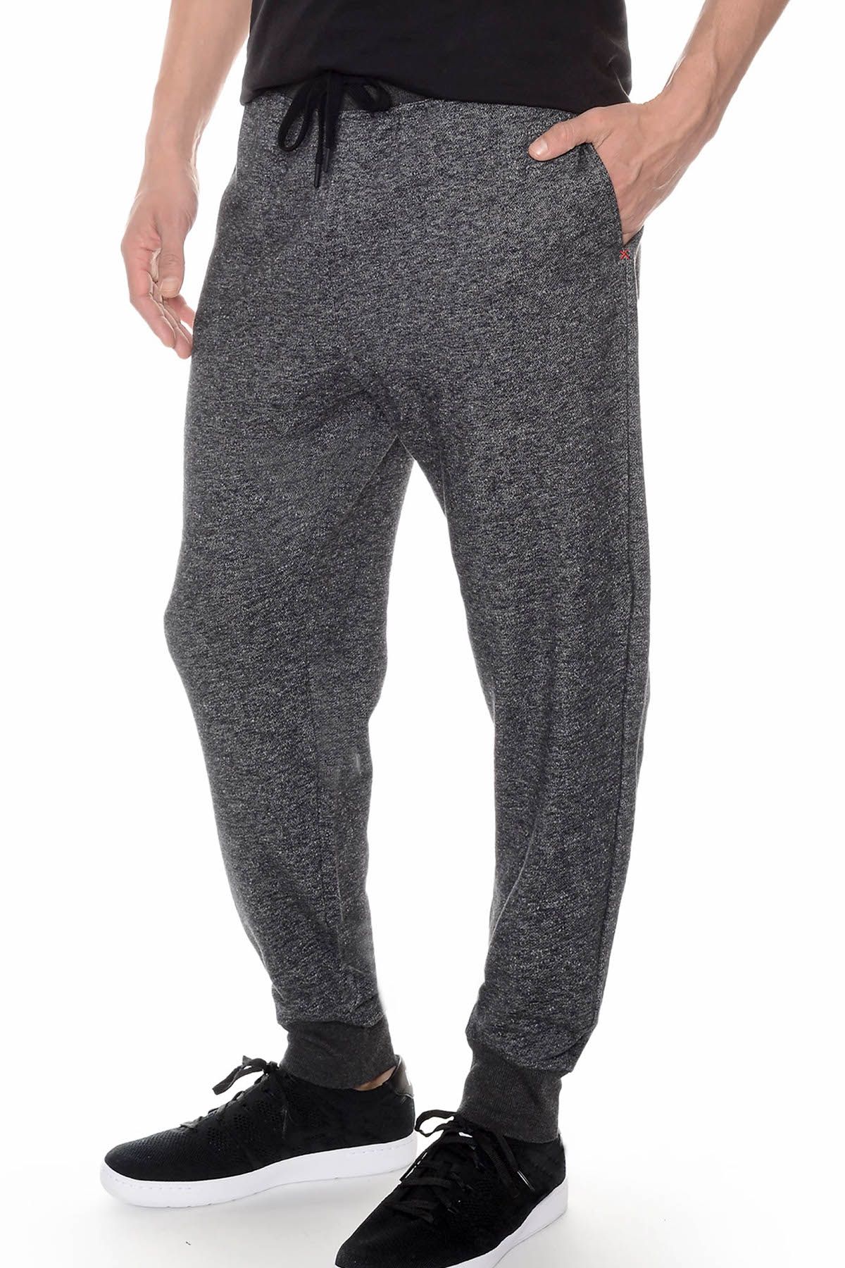 2(X)IST Heather-Black Core French Terry Sweatpant