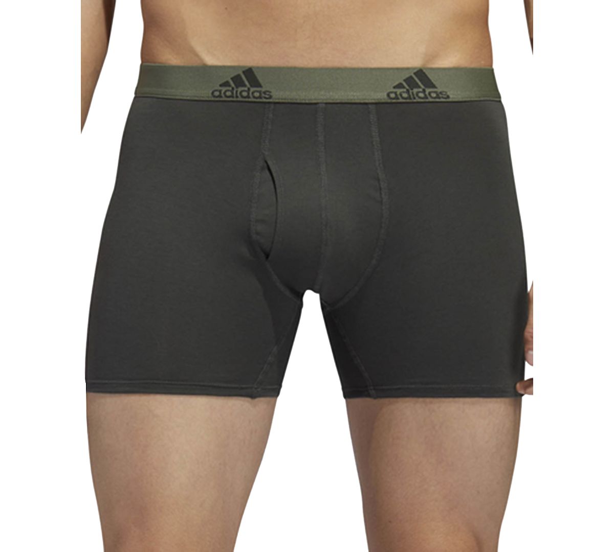 Adidas 3-pk. Stretch Performance Boxer Briefs Green