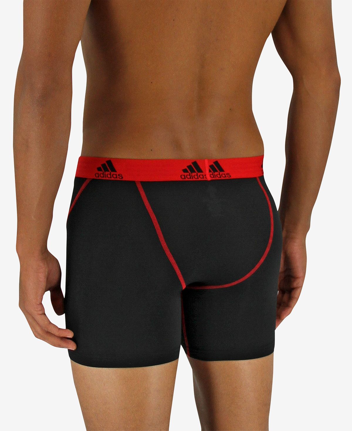 Adidas Climalite 2 Pack Boxer Brief Red / Black