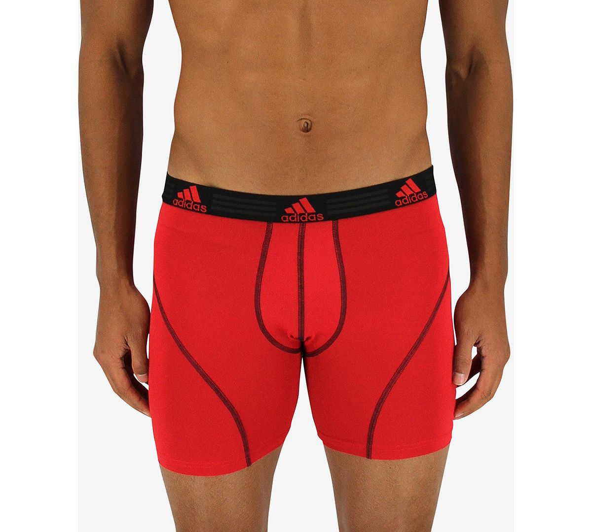 Adidas Climalite 2 Pack Boxer Brief Red / Black