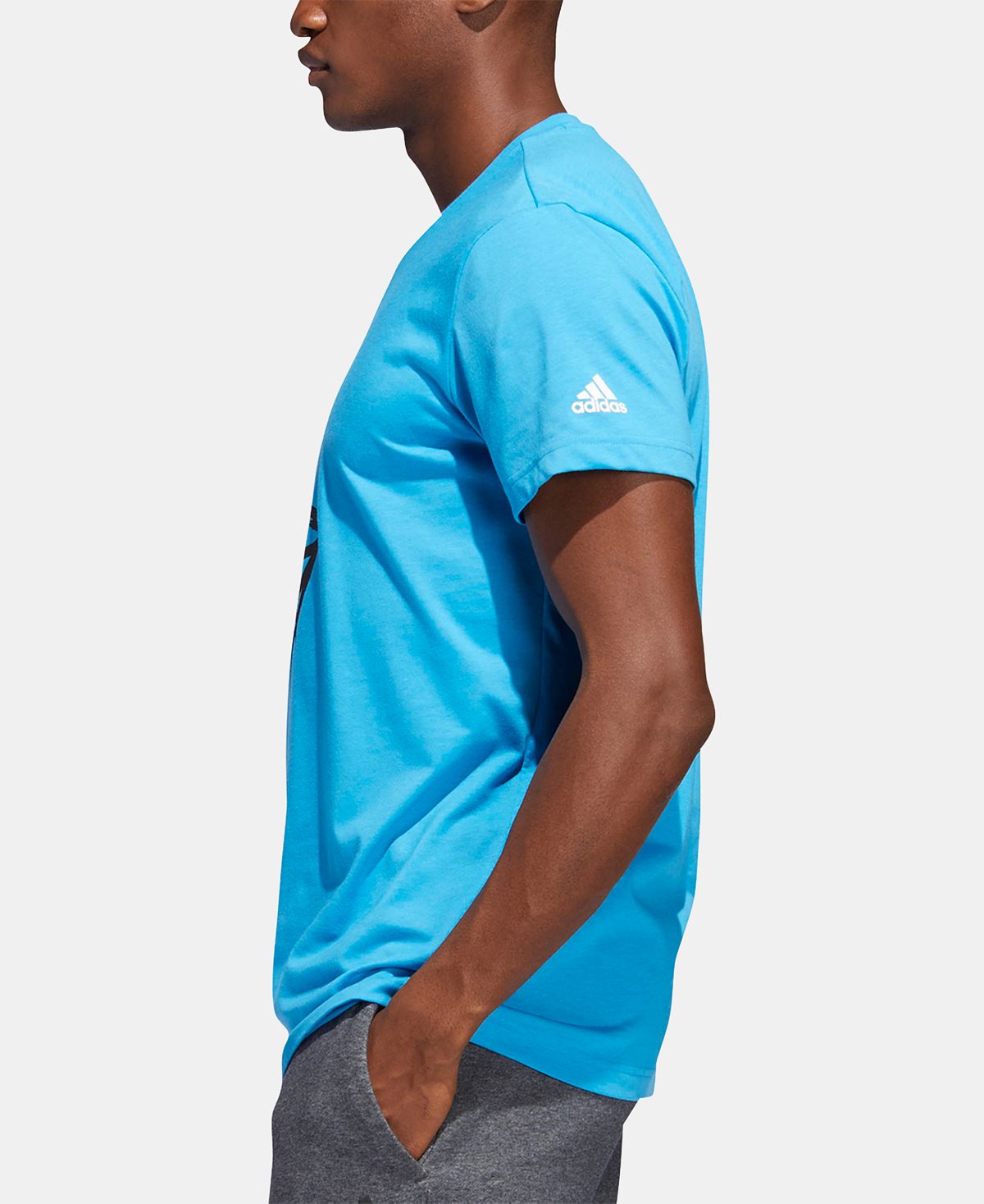 Adidas Climalitegraphic T-shirt Cyan