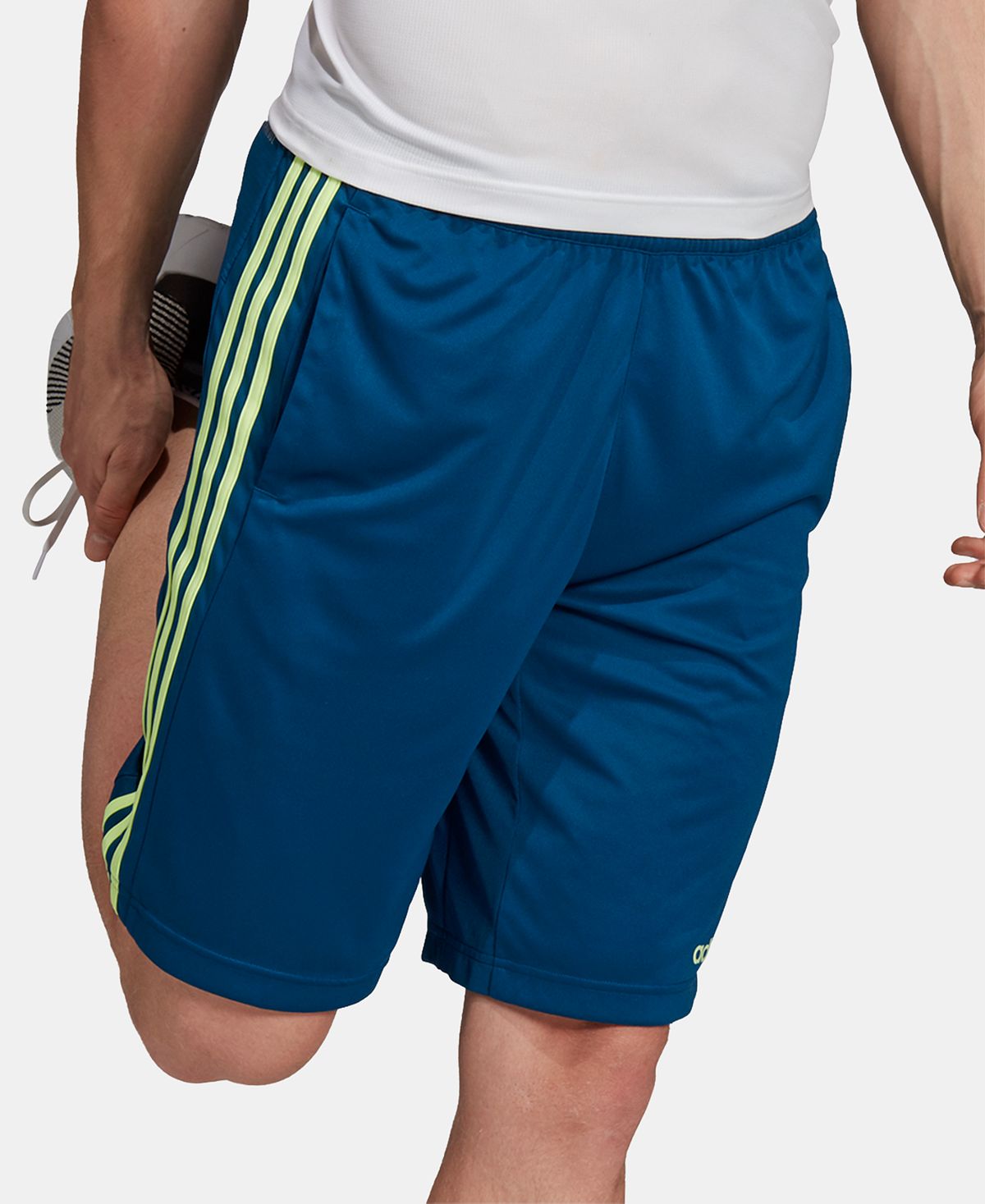 Adidas Designed 2 Move Climacooltraining Shorts Leg Marine/yelo