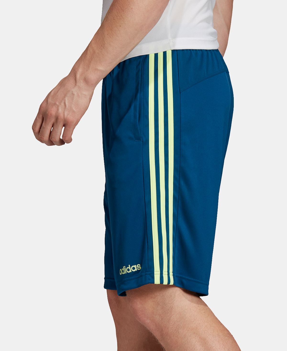 Adidas Designed 2 Move Climacooltraining Shorts Leg Marine/yelo