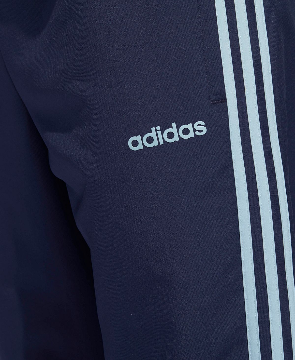 Adidas Essentials 3-stripe Woven Pants Leg Ink/blue