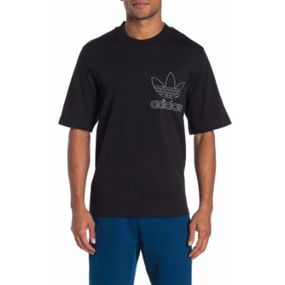 Adidas Originals Mens Cotton Logo T-Shirt black