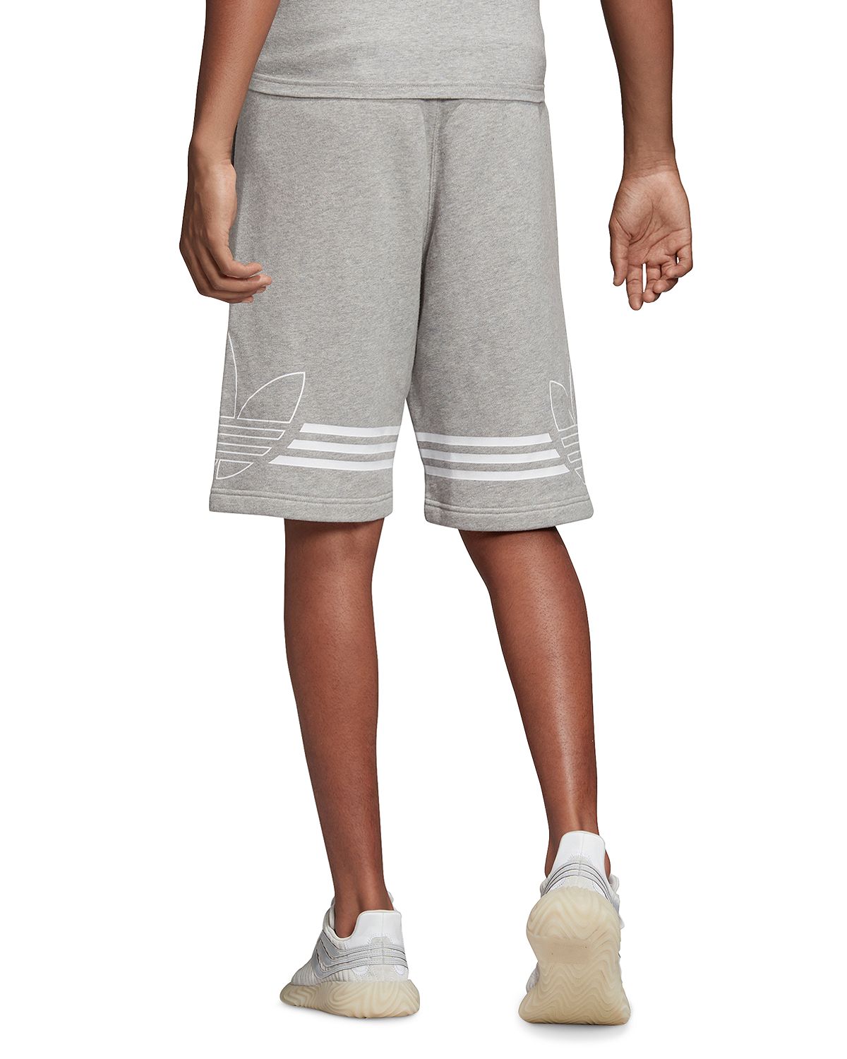 Adidas Originals Outline Logo Shorts Gray