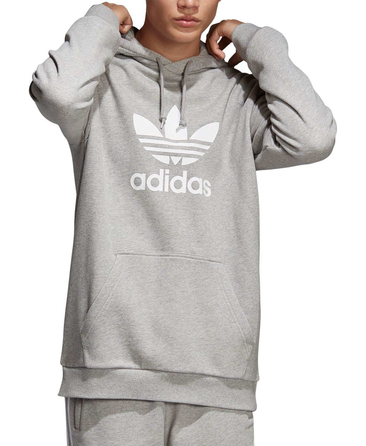 Adidas Originals Trefoil Hoodie Grey