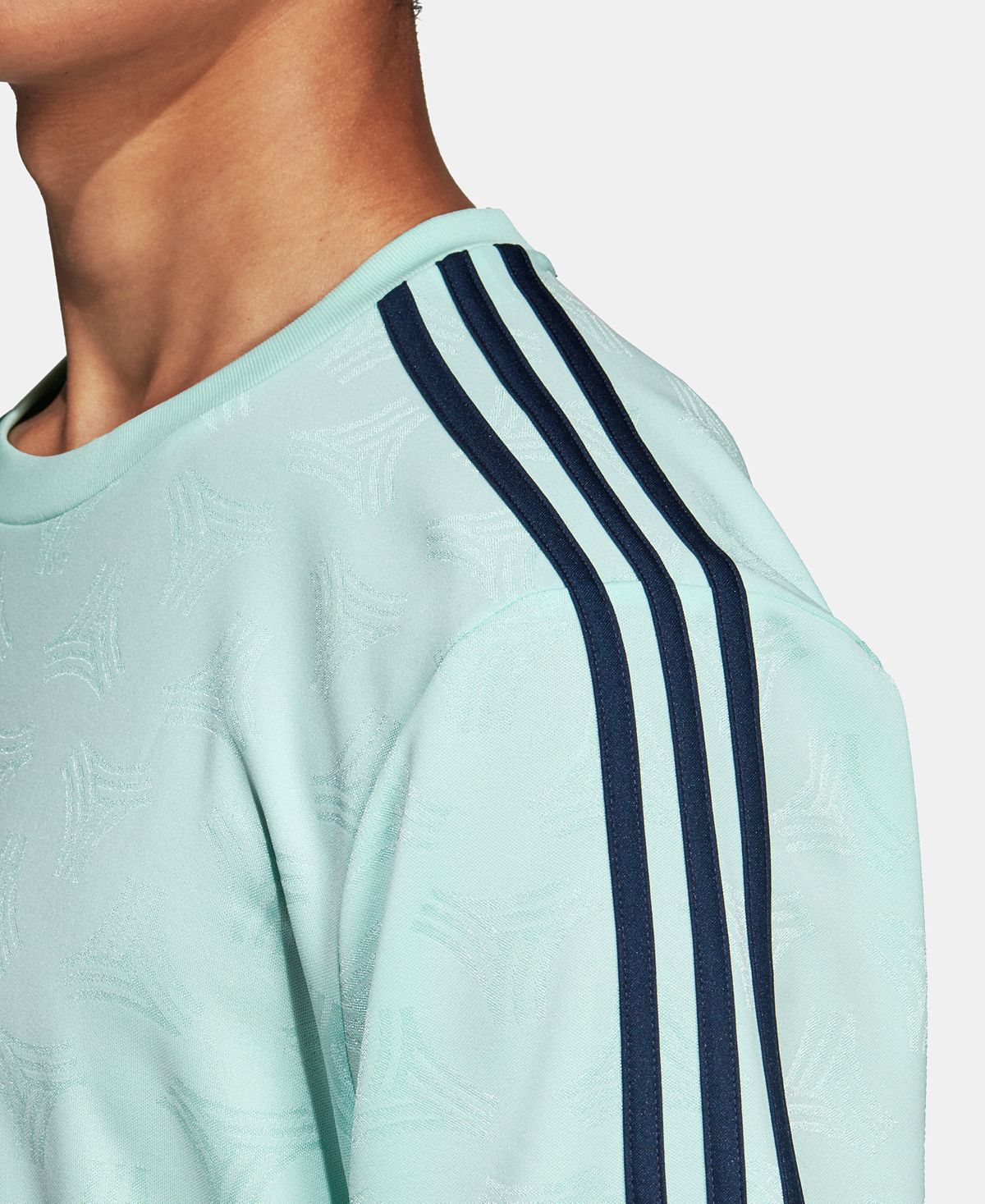 Adidas Tango Climalitejacquard Jersey Clear Mint