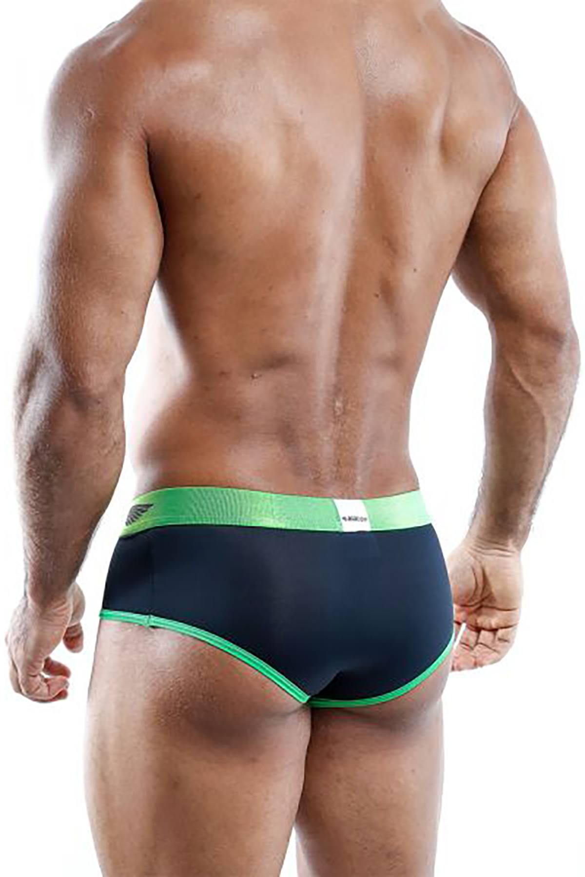 Agacio Black/Grey/Green Union Brief