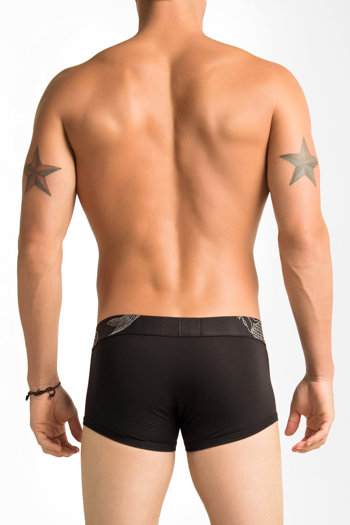 Alexander Cobb Black Short Boxer Trunk