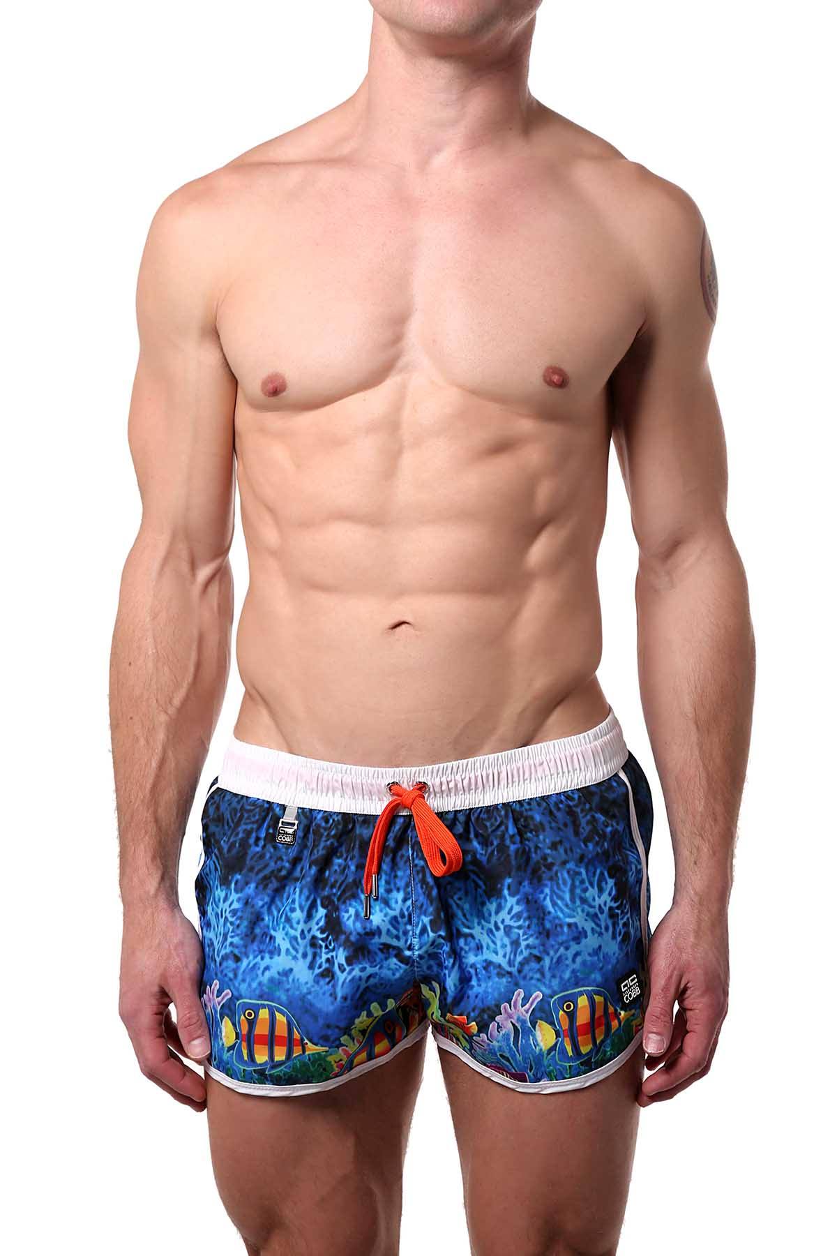 Alexander Cobb Blue Timor-Sea Swim Short