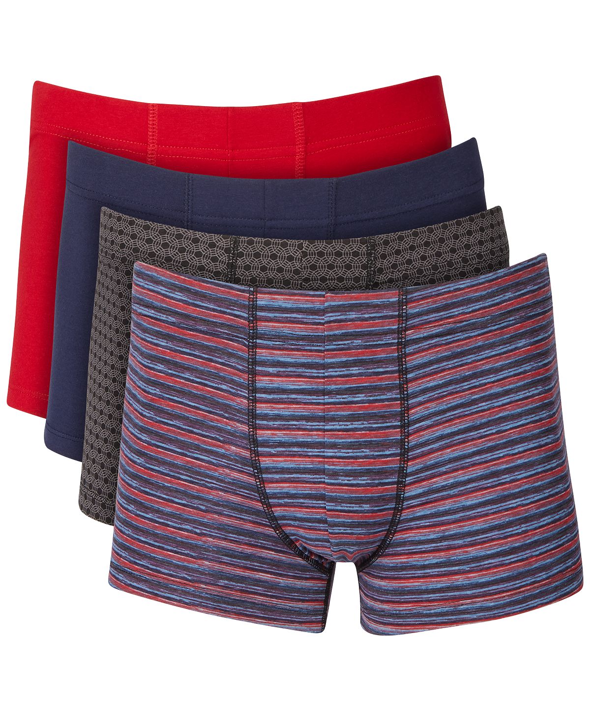 Alfani 4-pack Boxer Briefs Red Navy