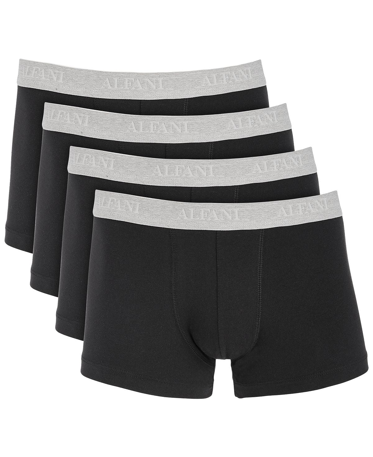 Alfani 4-pk. Stretch Trunks Black