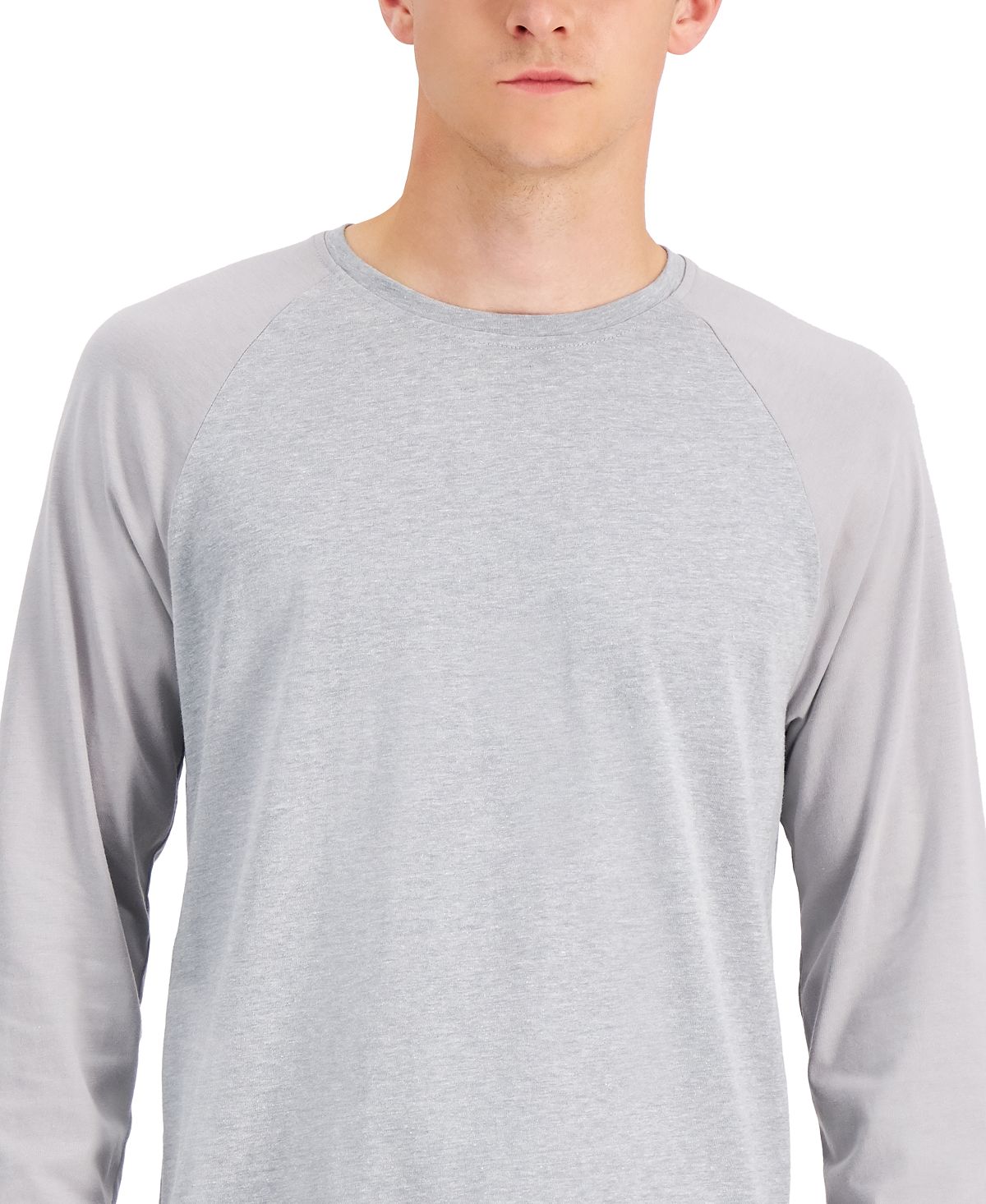 Alfani Alfatech Long-sleeve Shirt Casual Grey Opd