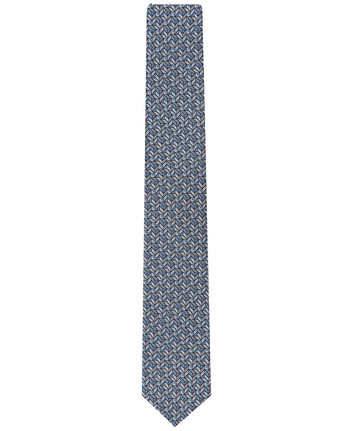 Alfani Coen Geo Tie Slate Blue