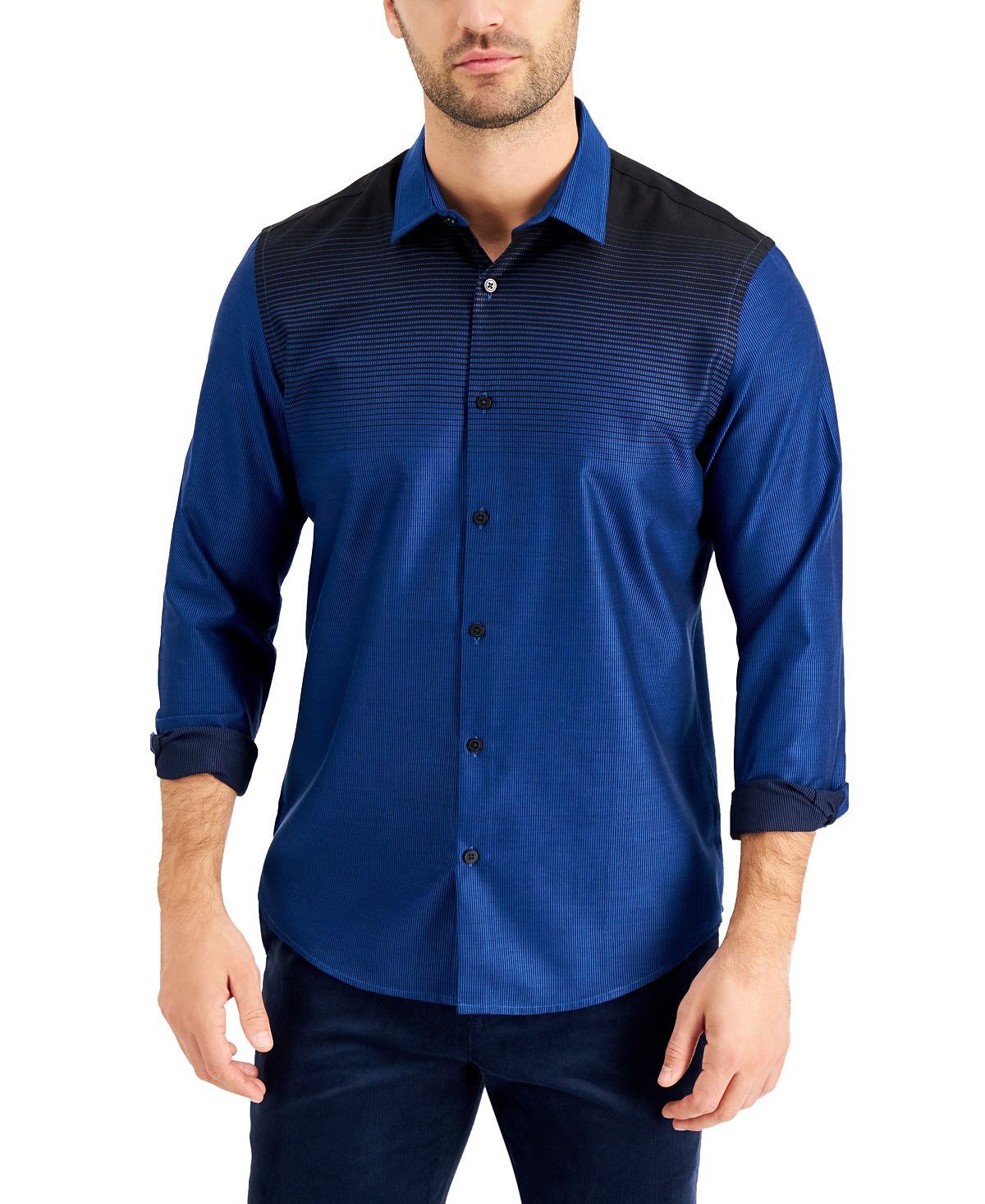 Alfani Croydon Woven Shirt Acapulco