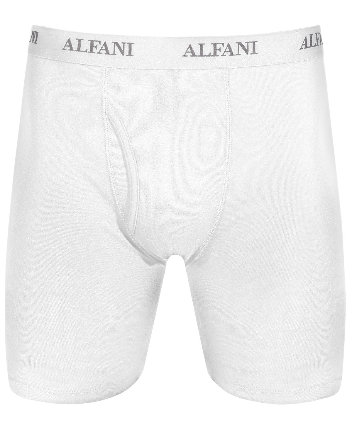 Alfani Longer Length Boxers 5-pack White