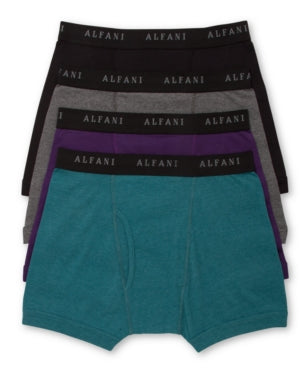 Alfani Men's Underwear, Fashion Boxer Brief 4-Pack