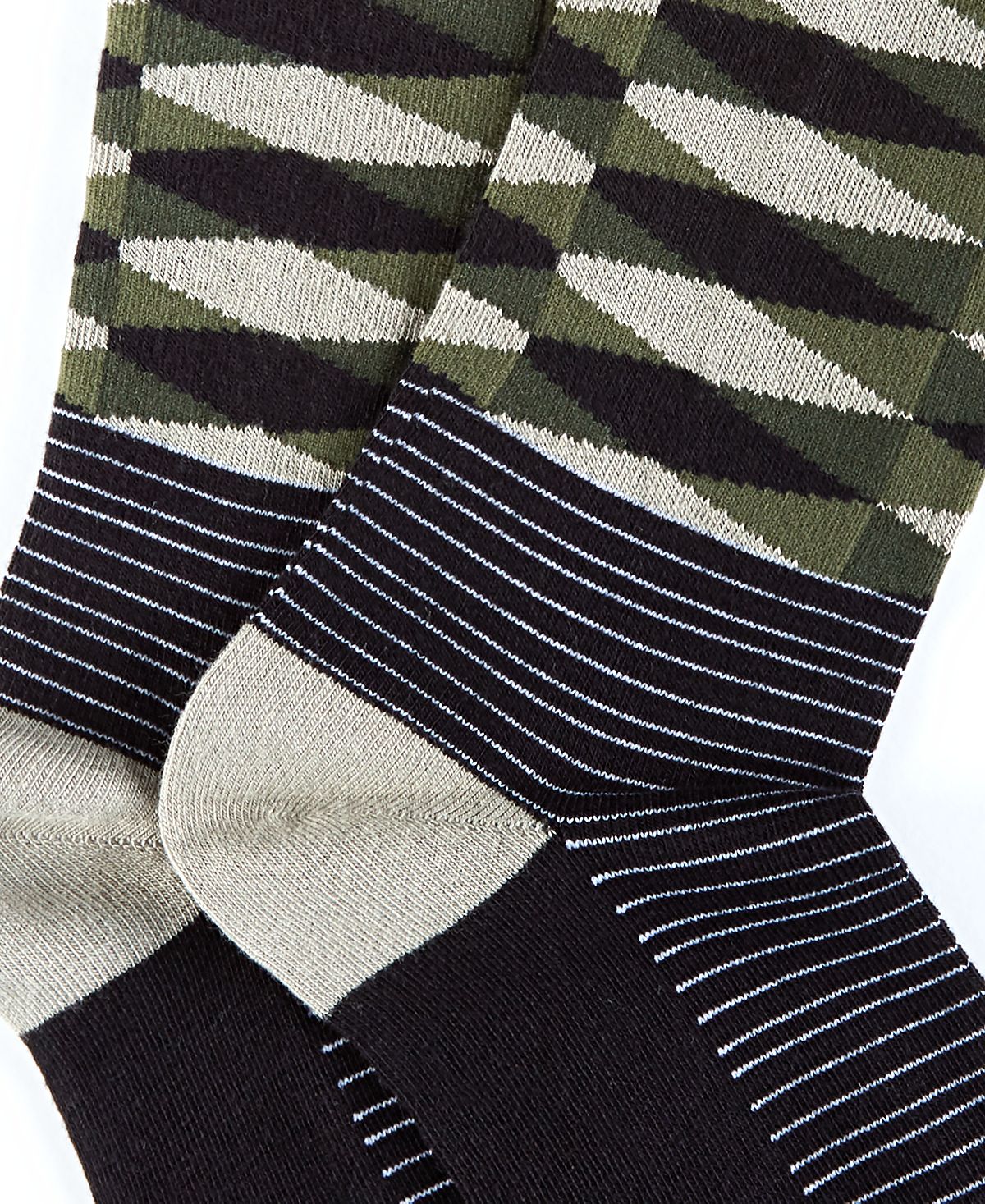 Alfani Multi-pattern Dress Socks Olive