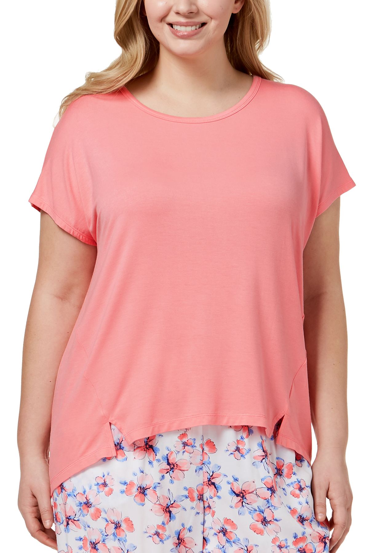 Alfani PLUS Solid Lounge Top in Antique Peach