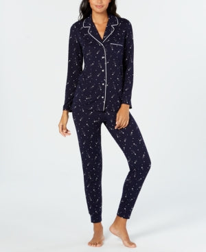 Alfani Printed Pajama Set Shooting Star