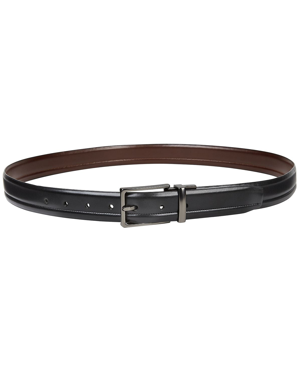 Alfani Reversible Stretch Belt Black