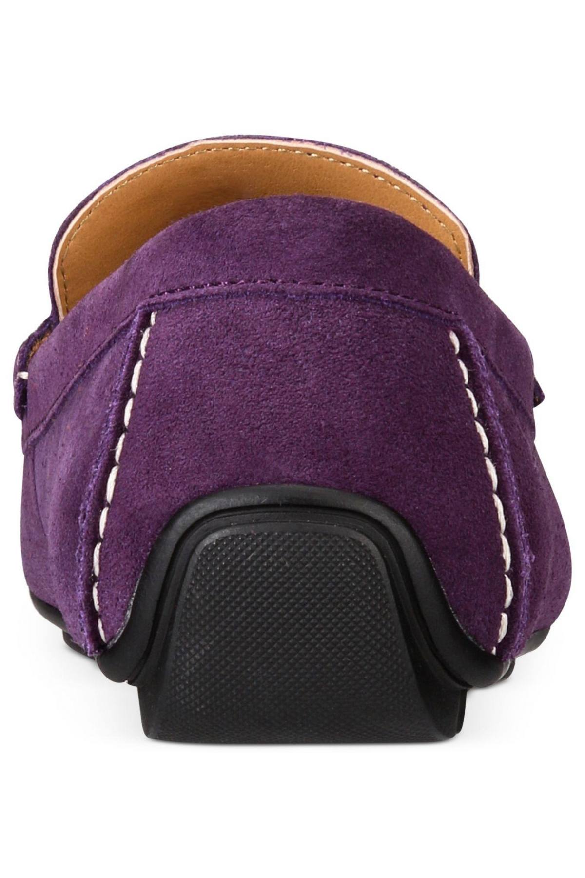 Alfani Shadow-Purple Sal Suede Penny Driver