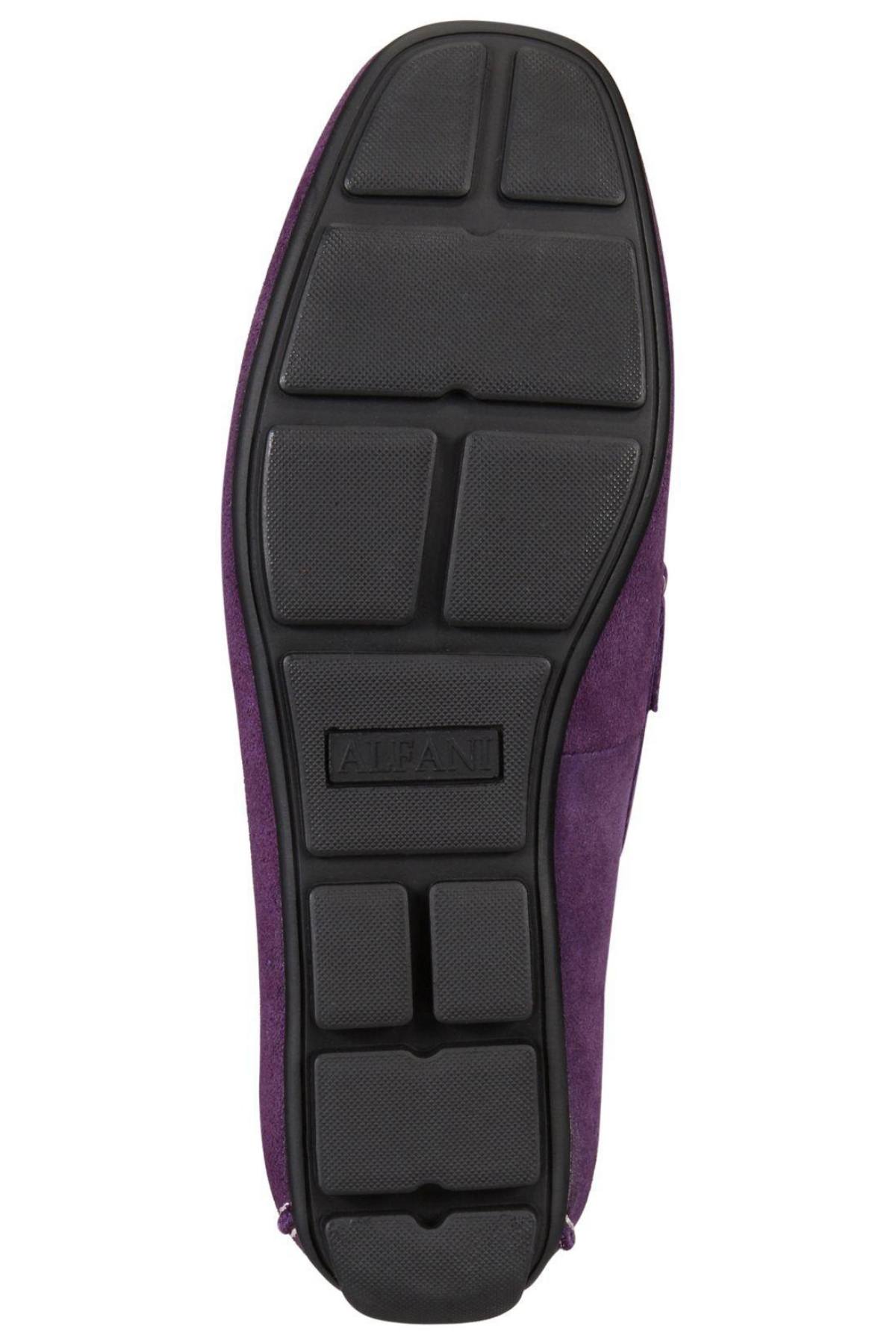 Alfani Shadow-Purple Sal Suede Penny Driver