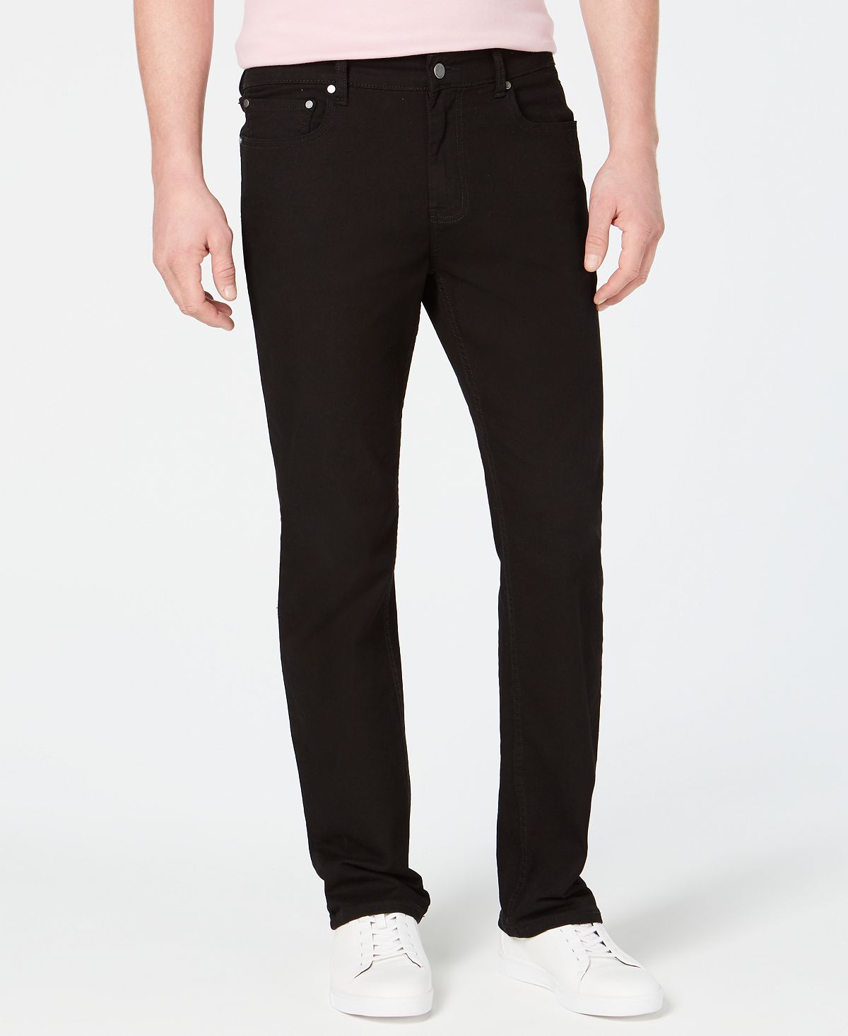 Alfani Simon Twill Pants Black