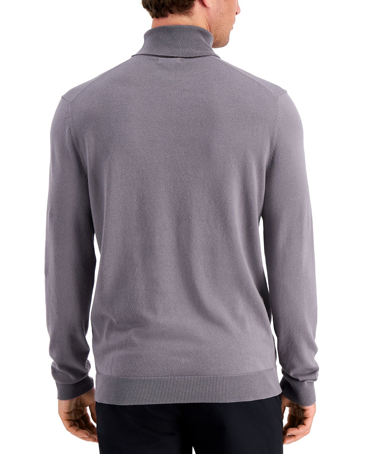 Alfani Solid Turtleneck Shark