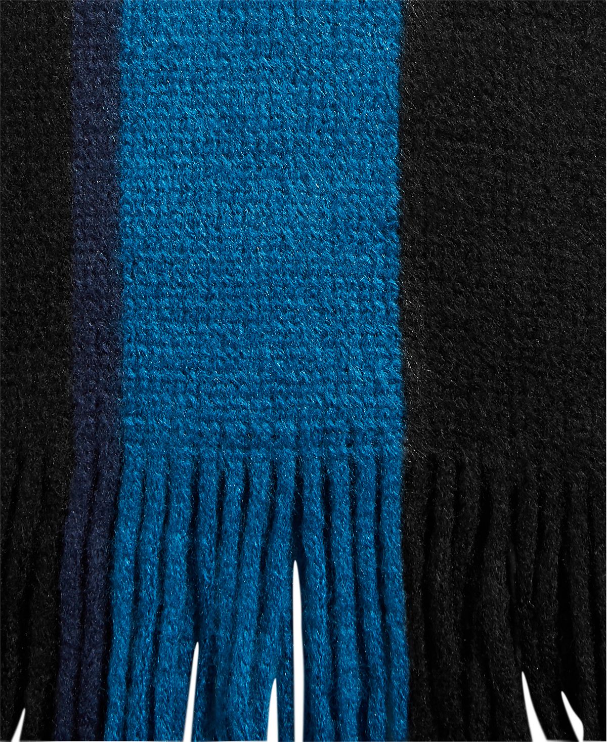 Alfani Striped Scarf Blue