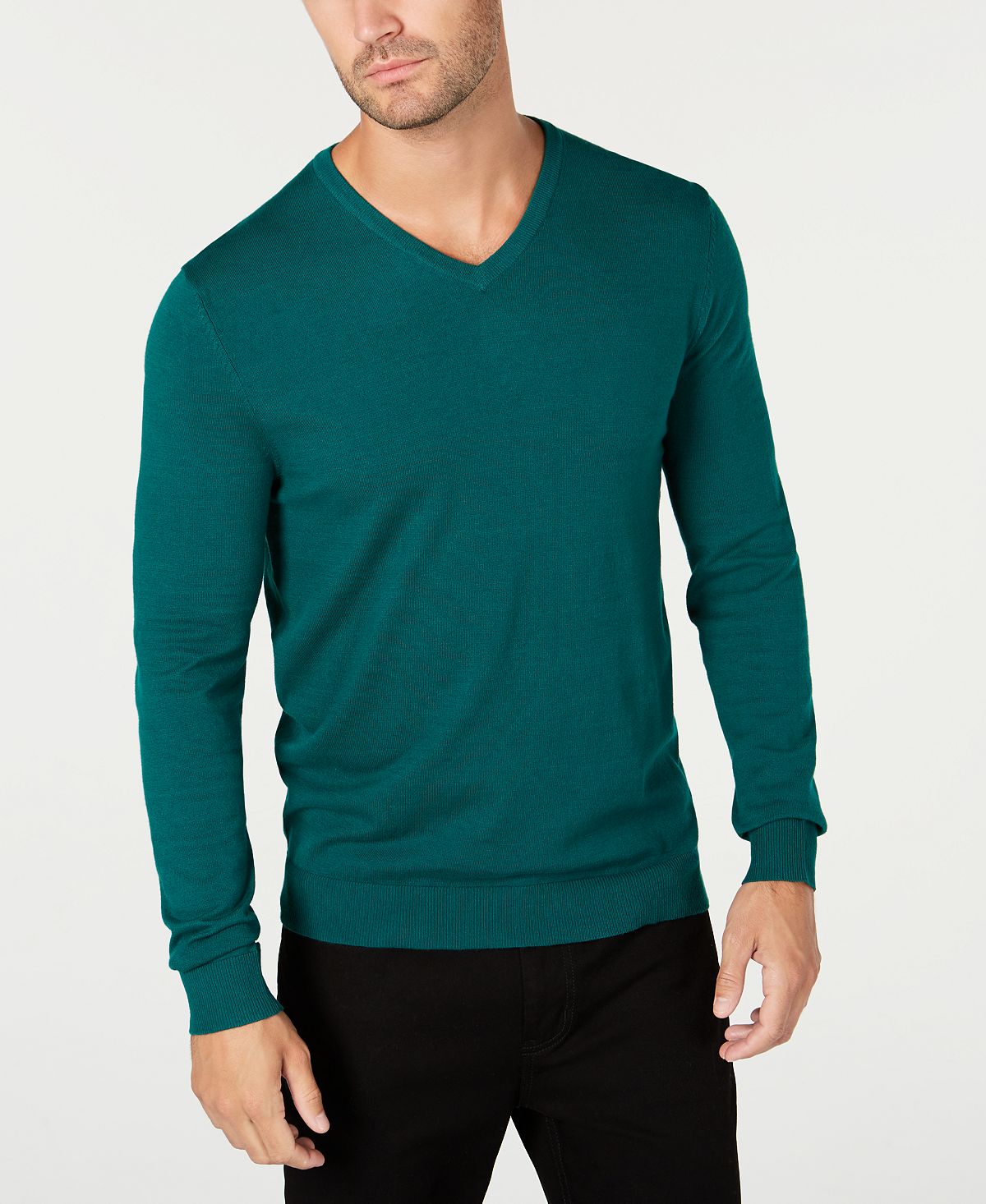 Alfani V-neck Sweater Cape Verde