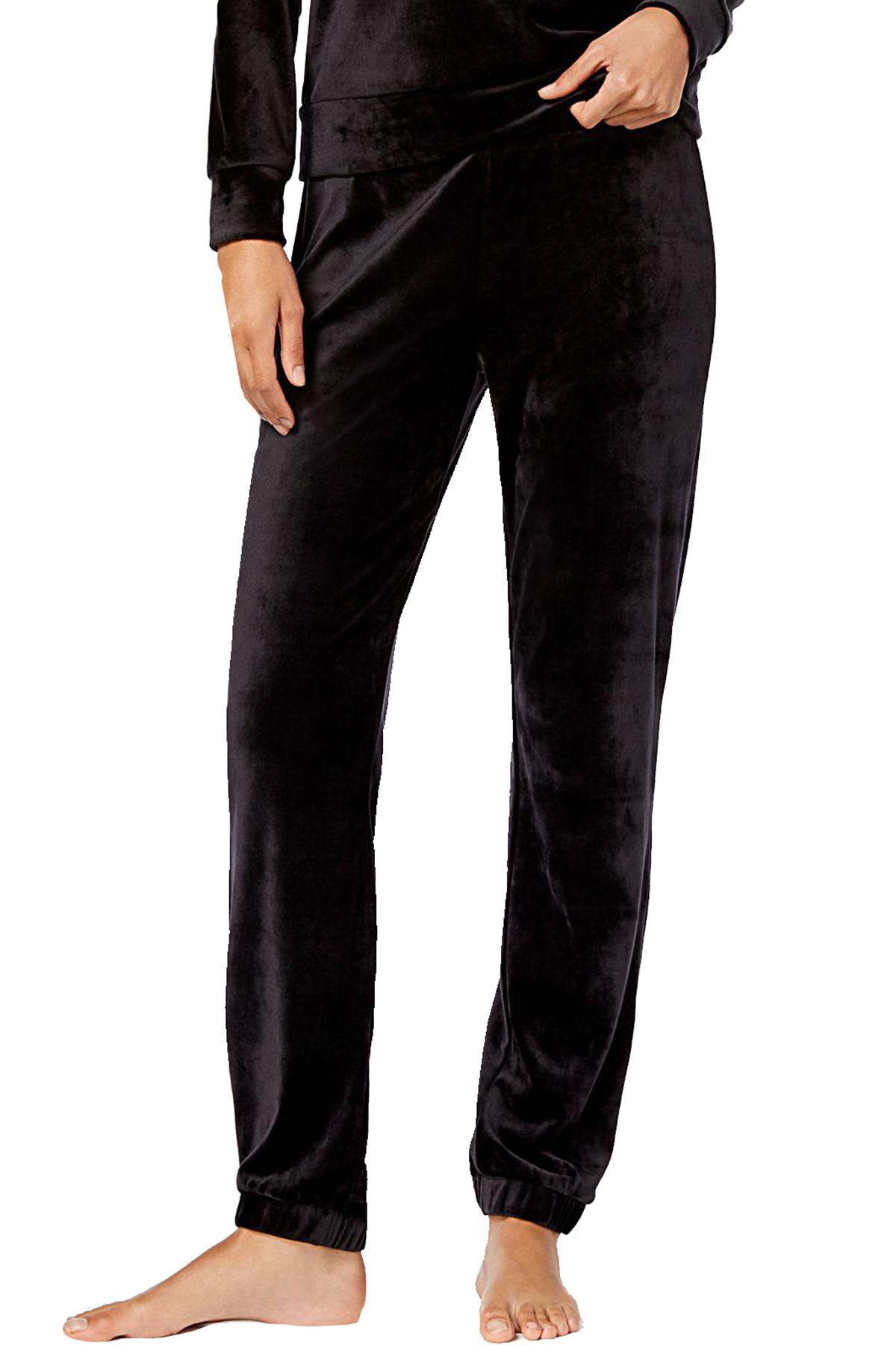 Alfani Velvet Jogger Pant in Black