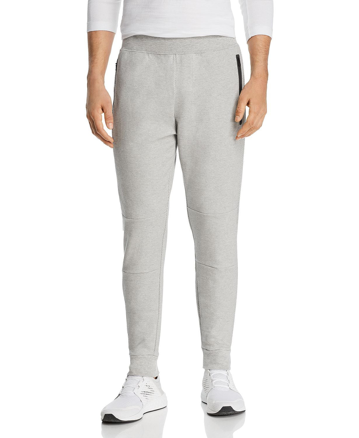 Alo Yoga Impel Waffle-textured Sweatpants Heather Grey