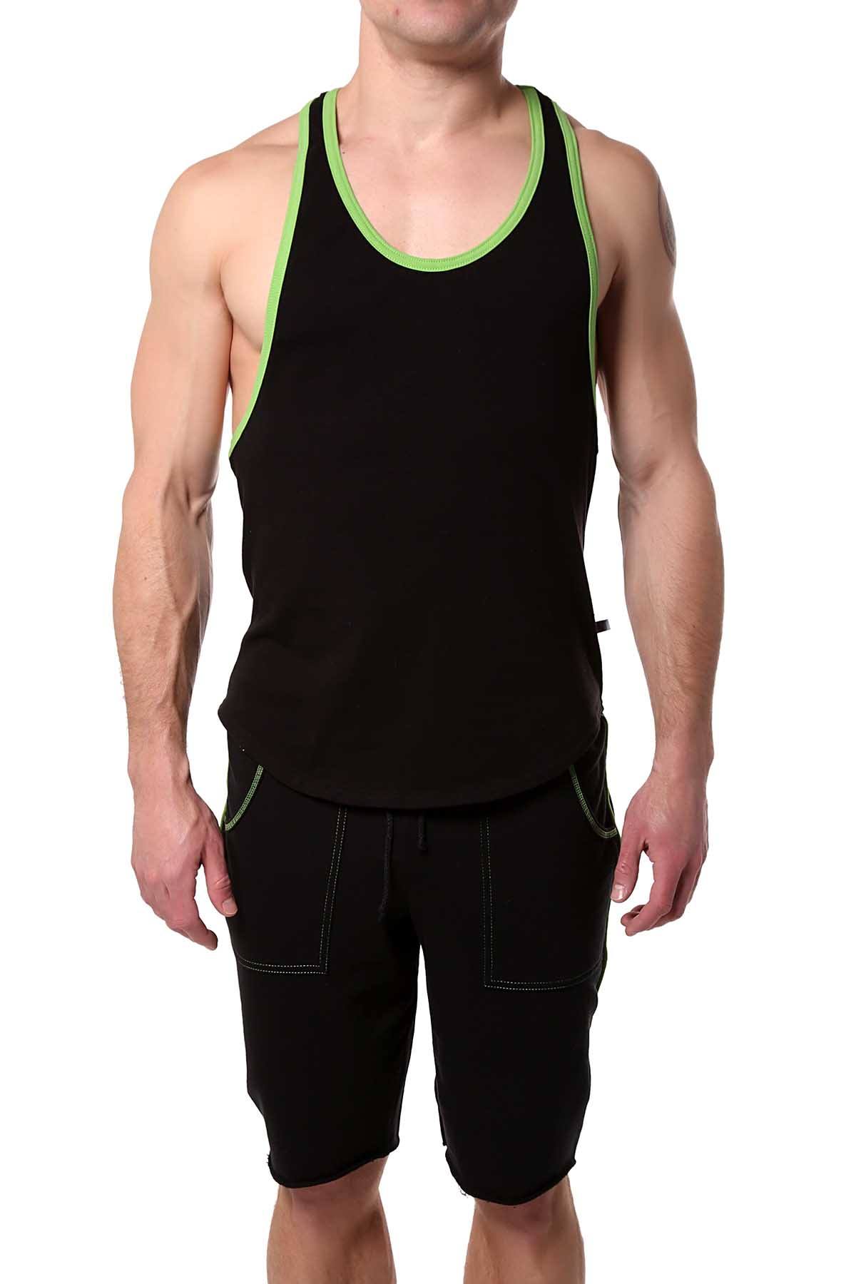 American Jock Black Iron Y-Back Tank-Top