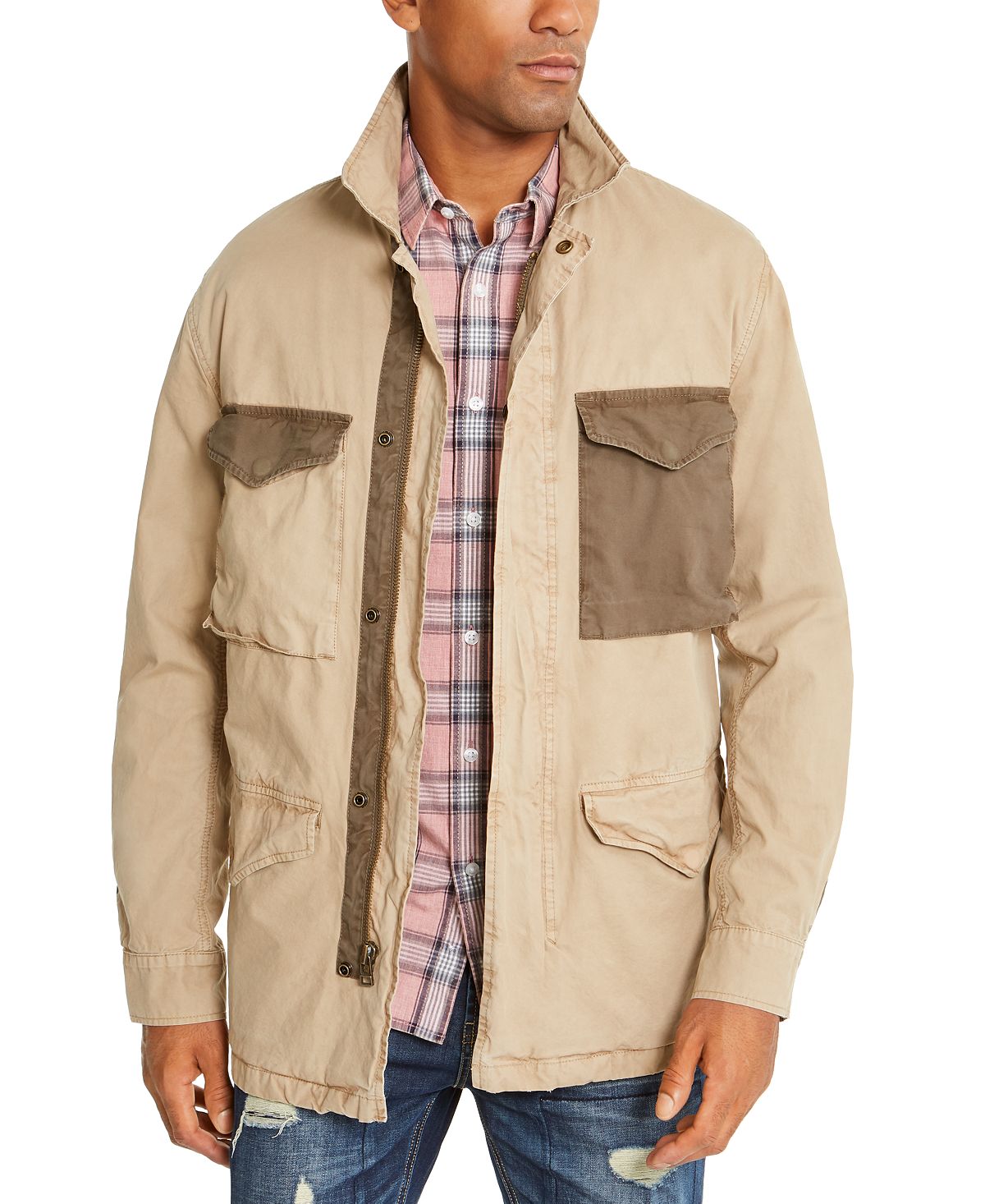 American Rag Beverly Field Jacket Mode Khaki